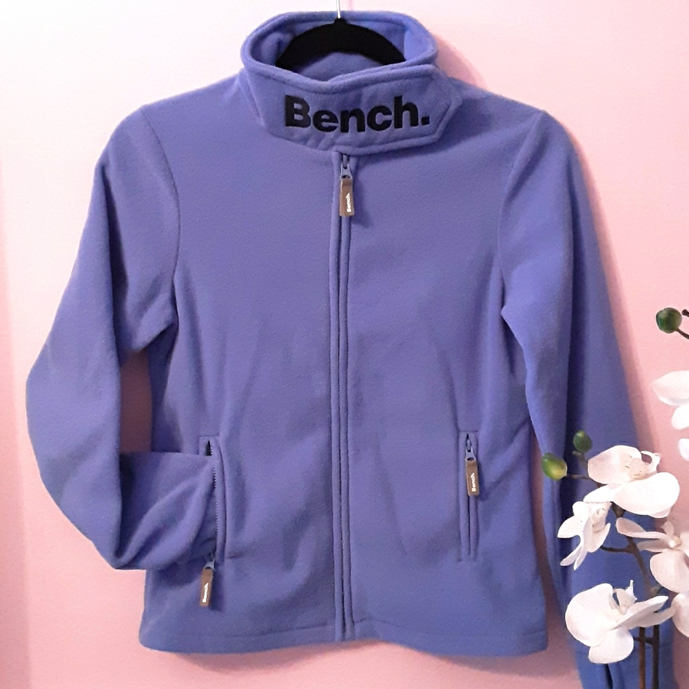 GIRLS: BENCH zip fleece in blue (SZ 11/12)